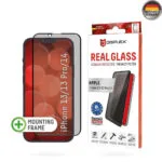 Real 3D Privacy Full Face Tempered Glass (iPhone 17e / 16e / 14 / 13 / 13 Pro) 01706