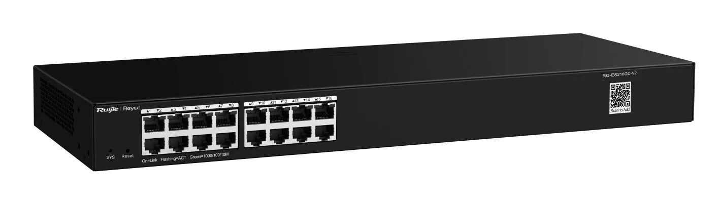 20250519164004_ruijie_rg_es200_managed_l2_switch_me_16_thyres_gigabit_1gbps_ethernet.jpeg Ruijie RG-ES200 Managed L2 Switch με 16 Θύρες Gigabit (1Gbps) Ethernet - Image 1