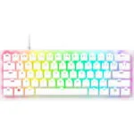 Razer Huntsman V3 Pro Mini Analog Gaming Μηχανικό Πληκτρολόγιο 60% με Razer Analog Optical Gen-2 διακόπτες και RGB φωτισμό (Αγγλικό US) Λευκό
