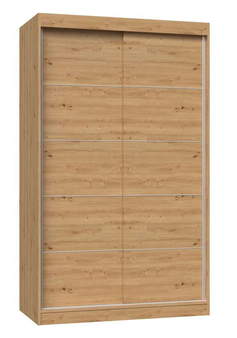 Iga 120 Art C Kpl Δίφυλλη Ντουλάπα Συρόμενη 120x61x200cm - Image 1