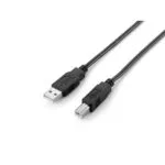 Equip USB 2.0 Cable USB-A male - USB-B male Μαύρο 2m 128864