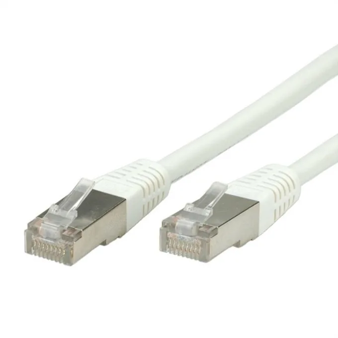 Value S/FTP Cat.6 (Gigabit) Καλώδιο Δικτύου Ethernet 2m Λευκό 21.99.1346 - Image 1