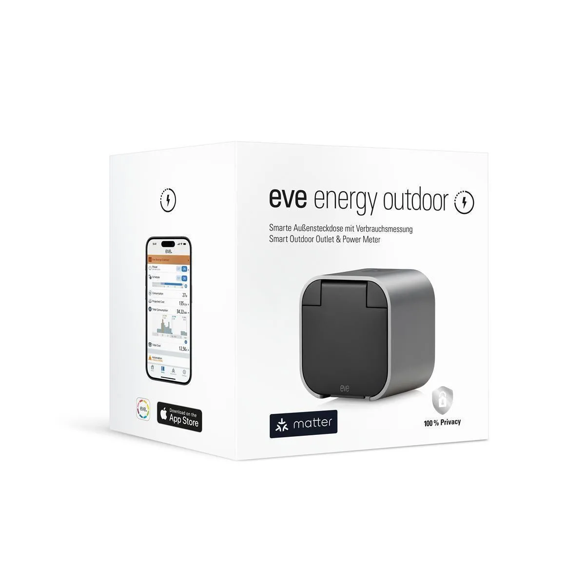 20250527095833_eve_moni_priza_reymatos.jpeg Eve Μονή Εξωτερική Πρίζα Ρεύματος Στεγανή με Καπάκι - Image 1