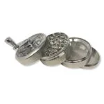 Winding Top Grinder Silver Τρίφτης Καπνου 4d 55mm 1τμχ