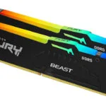 Kingston FURY Beast DDR5 64GB RAM με 2x32GB Modules και Ταχύτητα 5600 για Desktop KF556C40BB2AK2-64