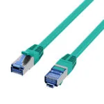 EFB S/FTP Cat.6a (Gigabit) Καλώδιο Δικτύου Ethernet 0.5m Πράσινο K5525FGN.0
