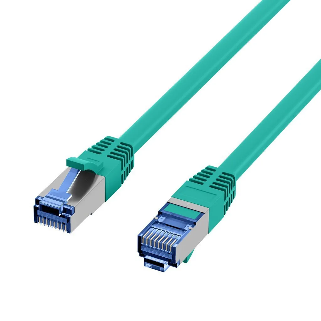 EFB S/FTP Cat.6a (Gigabit) Καλώδιο Δικτύου Ethernet 0.5m Πράσινο K5525FGN.0 - Image 1