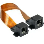 Alcasa U/UTP Καλώδιο Δικτύου Ethernet εξωτερικού χώρου 0.25m Μαύρο