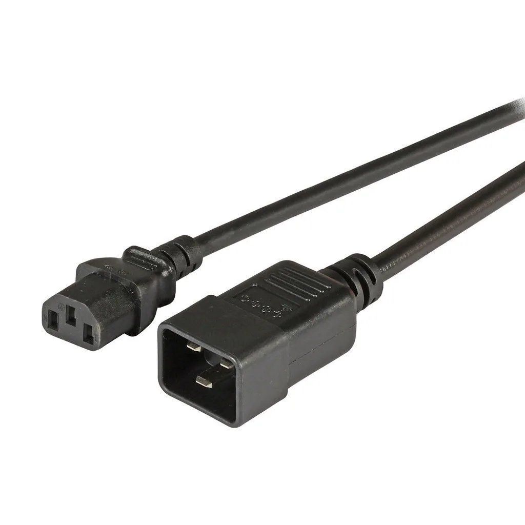EFB IEC C20 - IEC C13 Cable 1.8m Μαύρο (EK531.1) - Image 1