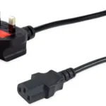Equip Type G (UK) - IEC C13 Cable 10m Μαύρο 112304