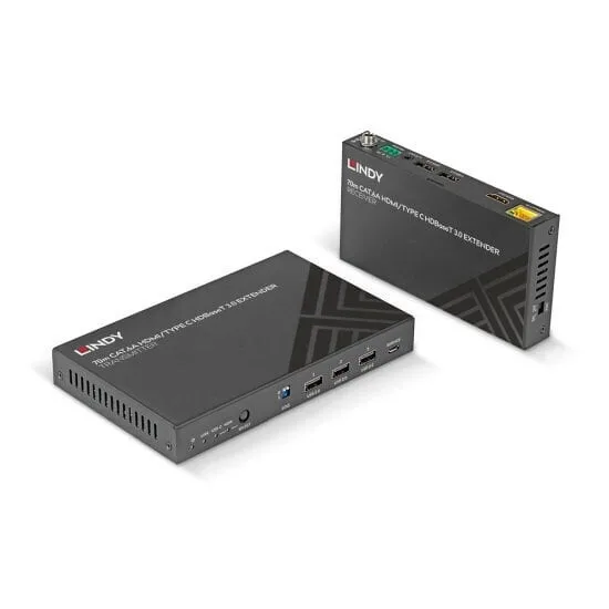 20250527165746_kvm_extender_lindy_70m_cat_6a_typec_hdmi_hdbaset_3_0.jpeg Kvm Extender Lindy 70m Cat.6a Typec & Hdmi Hdbaset 3.0 - Image 1