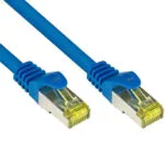 Alcasa U/UTP Cat.7 (10Gbps) Καλώδιο Δικτύου Ethernet 1.5m Μπλε