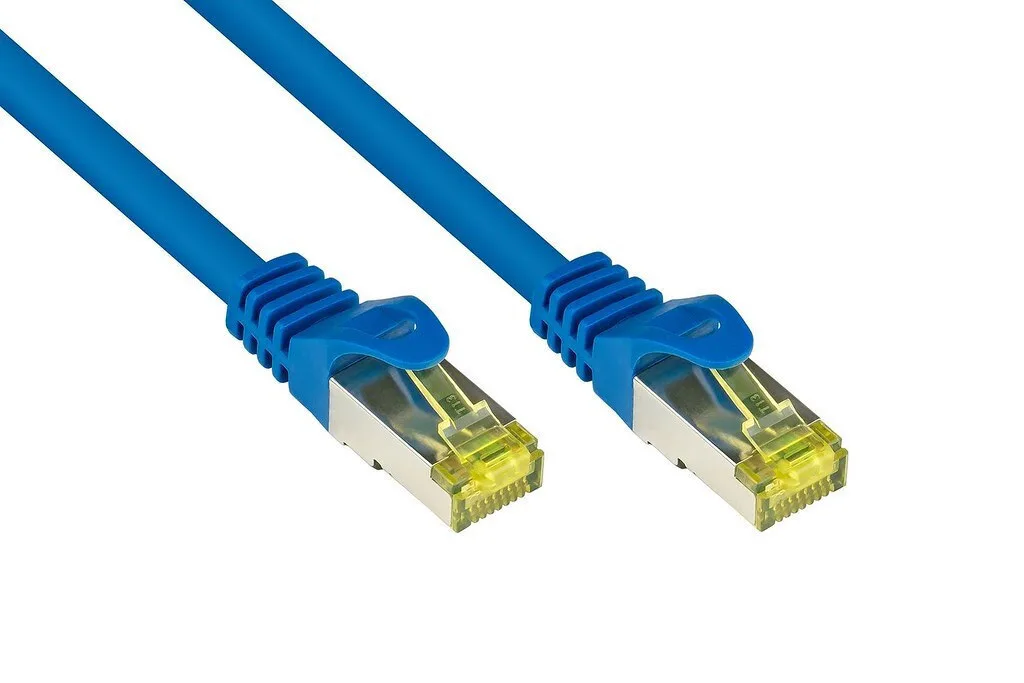 Alcasa U/UTP Cat.7 (10Gbps) Καλώδιο Δικτύου Ethernet 1.5m Μπλε - Image 1