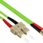 Microlink Καλώδιο Οπτικής Ίνας 0.5m Μαύρο LW-8005LS5