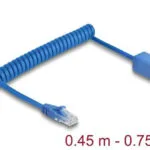 DeLock U/UTP Cat.5e (Gigabit) Καλώδιο Δικτύου Ethernet 75m Μαύρο 90364