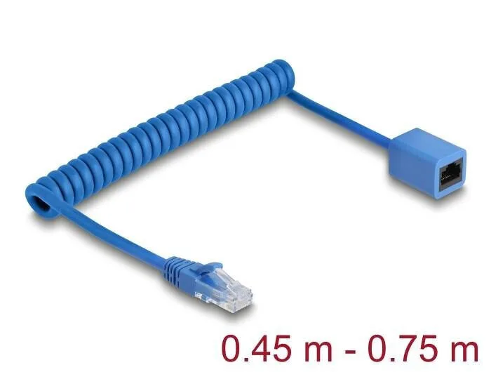 DeLock U/UTP Cat.5e (Gigabit) Καλώδιο Δικτύου Ethernet 75m Μαύρο 90364 - Image 1