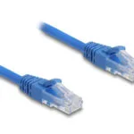 DeLock U/UTP Cat.6 (Gigabit) Καλώδιο Δικτύου Ethernet 0.8m Μαύρο 90362