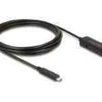 DeLock USB 2.0 Cable USB-C male - USB-C female Μαύρο 5m 80028