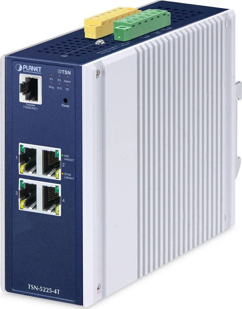 20250528124657_planet_technology_tsn_5225_4t_managed_l2_poe_switch_me_4_thyres_gigabit_1gbps_ethernet.jpeg Planet Technology TSN-5225-4T Managed L2 PoE+ Switch με 4 Θύρες Gigabit (1Gbps) Ethernet - Image 1