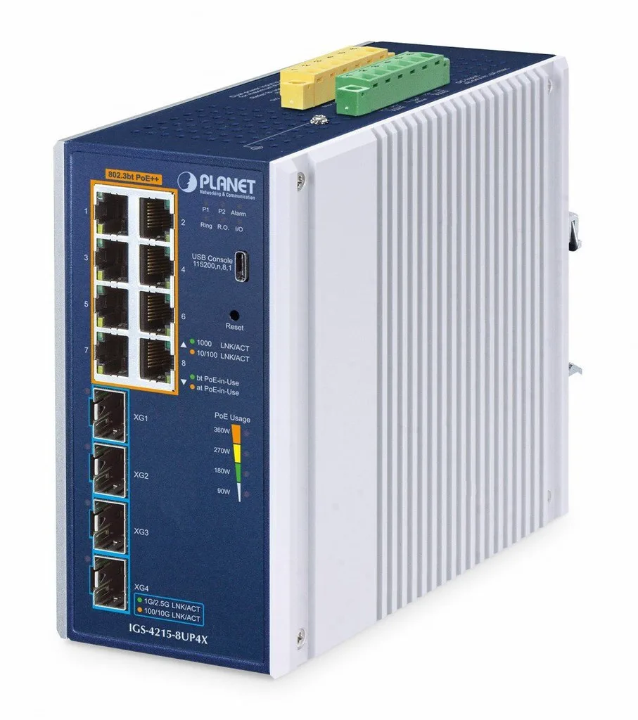 20250528124727_planet_technology_igs_4215_8up4x_managed_l2_poe_switch_me_8_thyres_gigabit_1gbps_ethernet.jpeg Planet Technology IGS-4215-8UP4X Managed L2 PoE++ Switch με 8 Θύρες Gigabit (1Gbps) Ethernet - Image 1