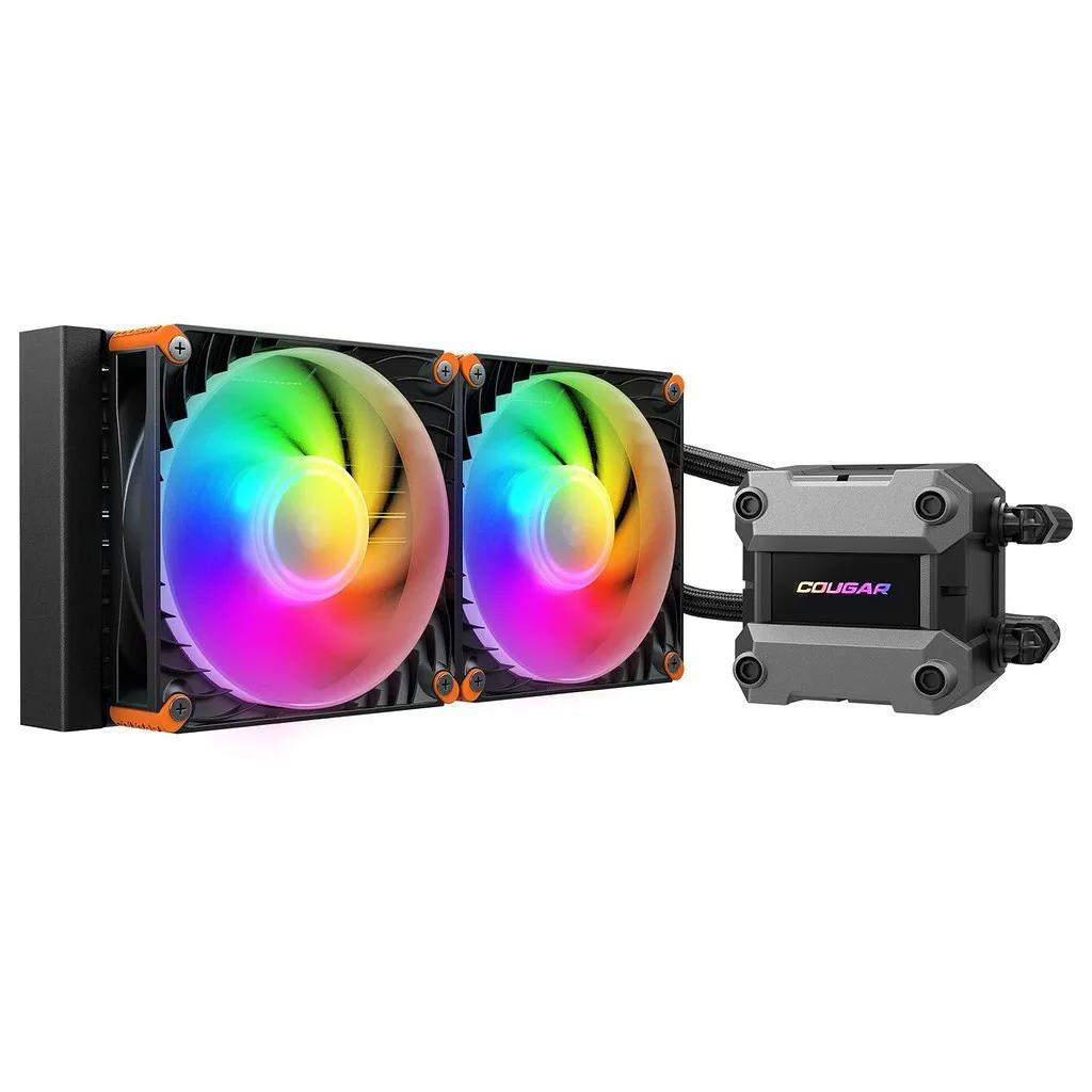 Cougar Poseidon Ultra 240 Υδρόψυξη AIO CPU με 2 Ανεμιστήρες 120mm και RGB Φωτισμό - Image 1
