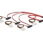 DeLock Mini SAS - SAS Cable 50cm Κόκκινο (83059)