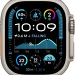 Apple Watch Ultra 2 2024 Titanium 49mm Αδιάβροχο με eSIM και Παλμογράφο (Natural με Natural Titanium Milanese Loop - Small)