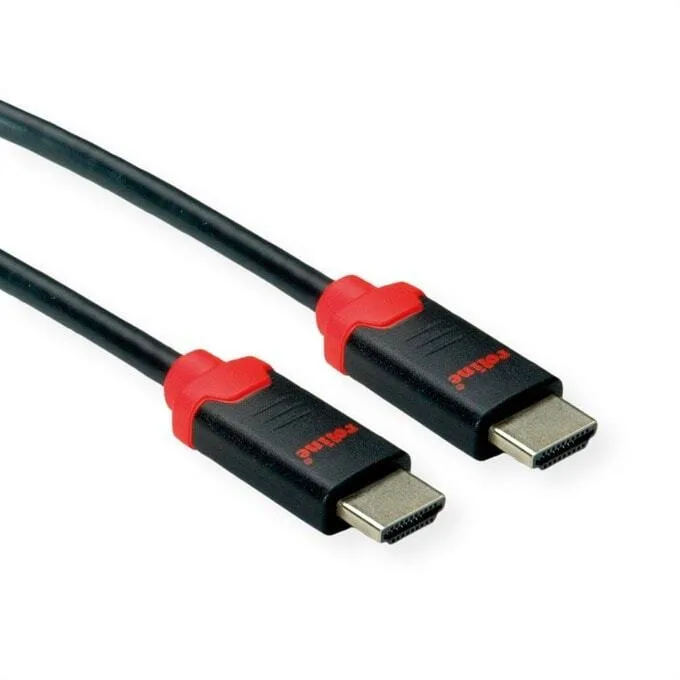 Roline Cable 11.04.5942 Hdmi M To Hdmi M 2m Ultra Hd 10k 10240x4320 Black - Image 1