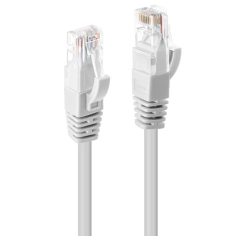 Lindy U/UTP Cat.6 (Gigabit) Καλώδιο Δικτύου Ethernet 0.3m Λευκό 48090 - Image 1