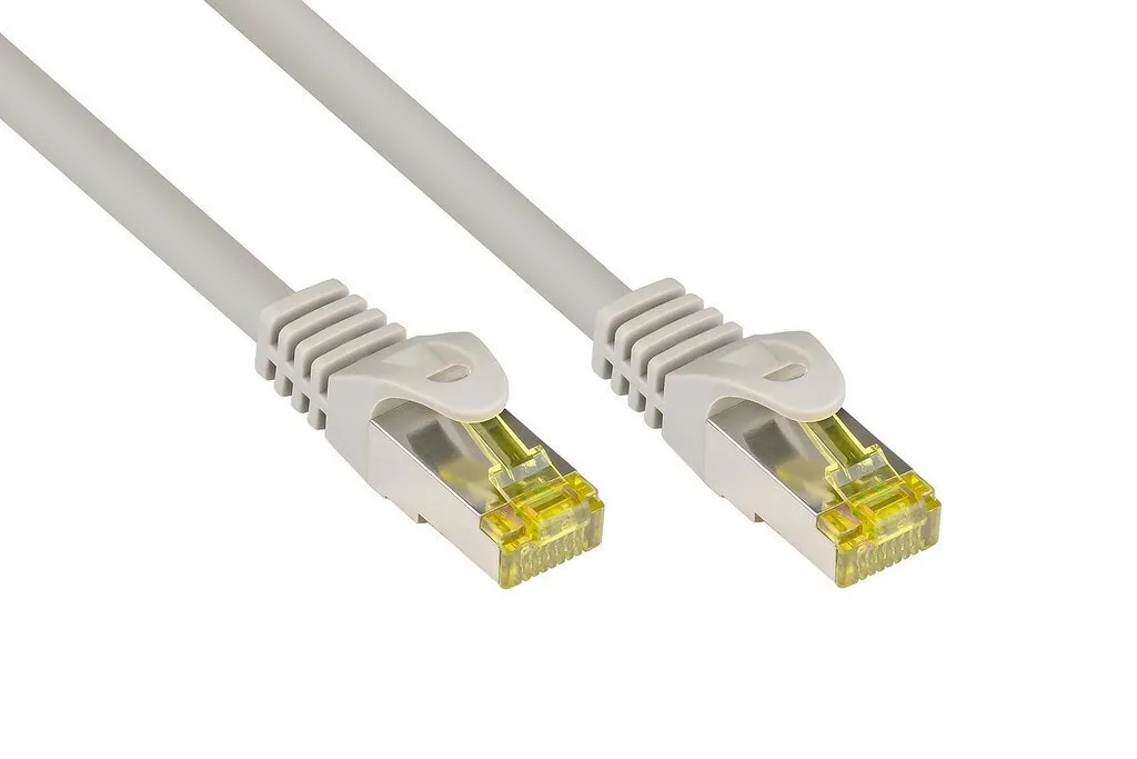 20250529135323_cbf85712.jpeg Good Connections S/FTP Cat.7 (10Gbps) Καλώδιο Δικτύου Ethernet 1m Γκρι 8070R-010 - Image 1