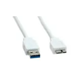 Value Regular USB 2.0 to micro USB Cable Λευκό 0.8m 11.99.8873 1τμχ