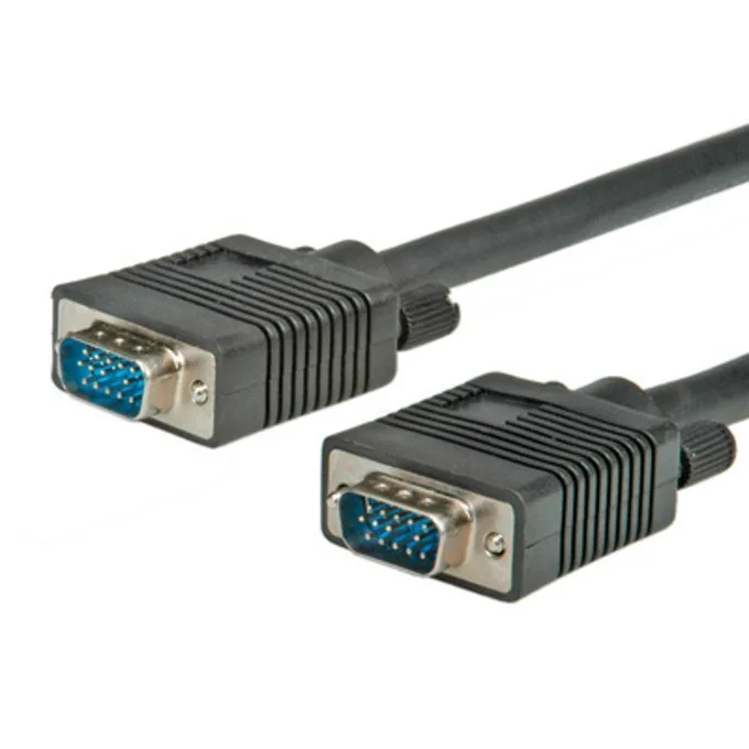 20250530110929_roline_cable_vga_m_to_vga_m_6m_black.jpeg Roline Cable Vga M To Vga M 6m Black - Image 1
