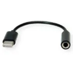 Προσαρμογέας Av Value Value Προσαρμογέας Ήχου Usb Τύπου C 3,5 Mm Αρσενικό Θηλυκό 0,13 M