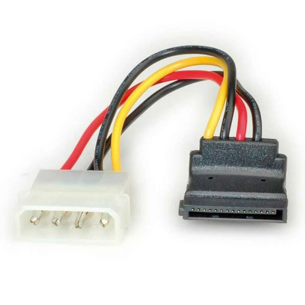 Power Cable Roline 11.03.1061 From Molex 4-pin M To Sata 15-pin M 0.1m - Image 1