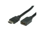 Roline HDMI 1.4 High Speed 1080p 120Hz Cable HDMI male - HDMI female 5m Μαύρο 11.99.5577