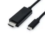 Roline Cable HDMI male - USB-C male 2m Μαύρο 11.99.5841