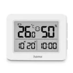 HAMA 00222231 Ασύρματος Μετεωρολογικός Σταθμός Ψηφιακός Επιτραπέζιος Λευκός
