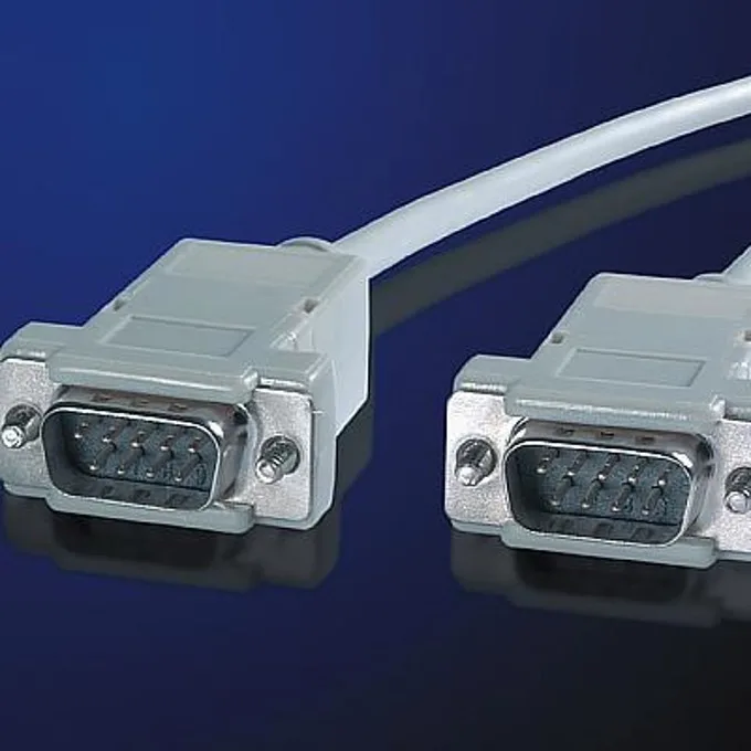 20250602131728_roline_cable_11_99_6018_rs232_9_m_to_d9_m_1_8m_gray.jpeg Roline Cable 11.99.6018 Rs232 9 M To D9 M 1.8m Gray - Image 1