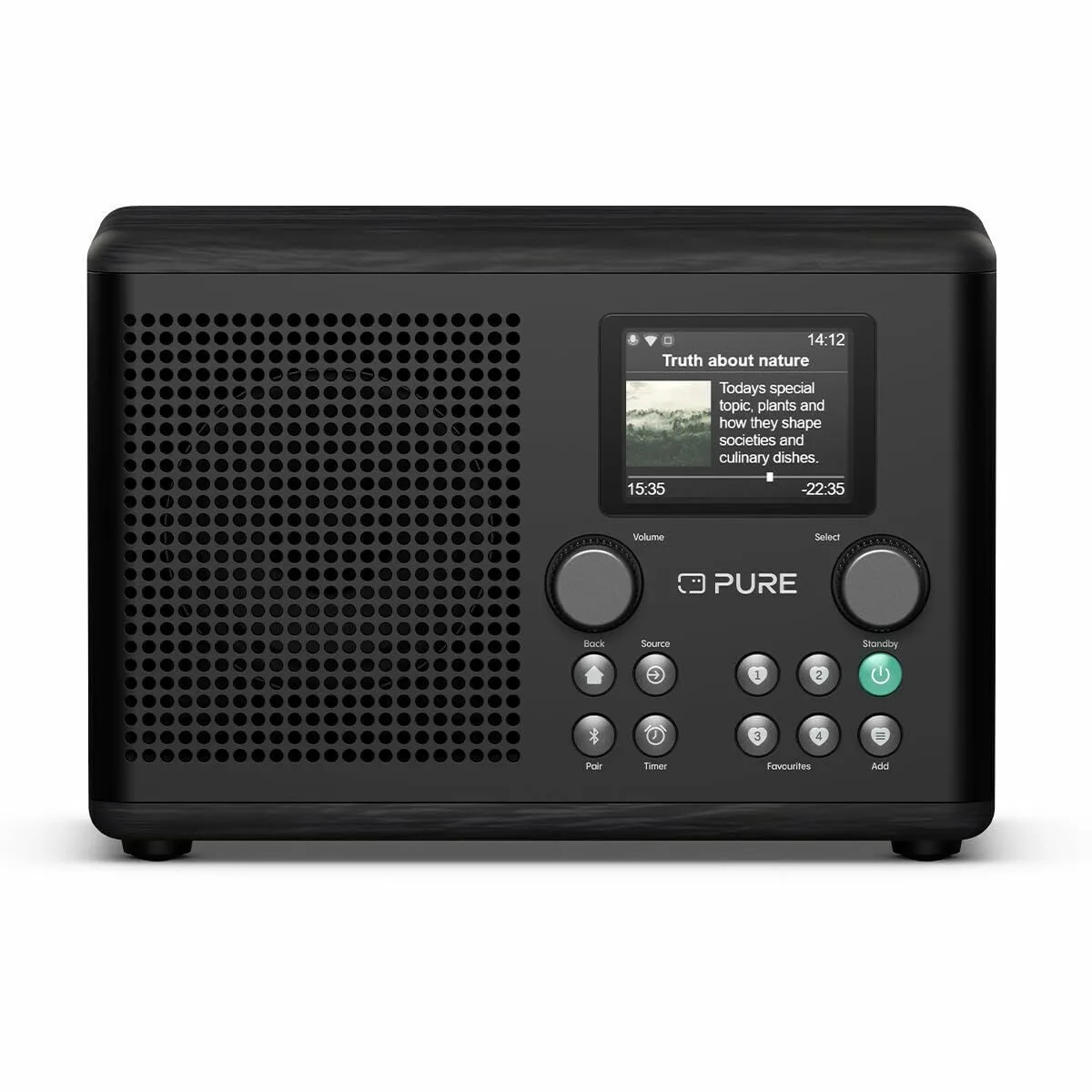 20250602150441_pure_classic_h4i_forito_radiofono_epanafortizomeno_dab_me_bluetooth_kai_usb_mayro.jpeg Pure Classic H4i Φορητό Ραδιόφωνο Επαναφορτιζόμενο DAB+ με Bluetooth και USB Μαύρο - Image 1