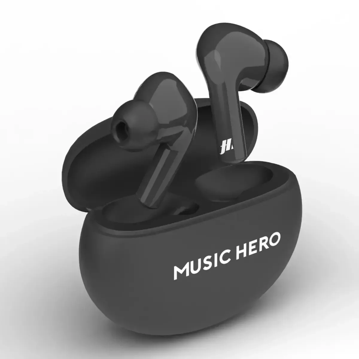 SBS Music Hero X-Beat In-ear Bluetooth Handsfree Ακουστικά με Θήκη Φόρτισης Μαύρα - Image 1