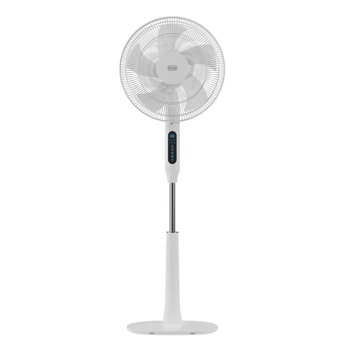 20250604151509_black_decker_bxefp30e_anemistiras_orthostatis_24w_me_tilecheiristirio.jpeg Black & Decker BXEFP30E Ανεμιστήρας Ορθοστάτης 24W με Τηλεχειριστήριο Λευκός - Image 1