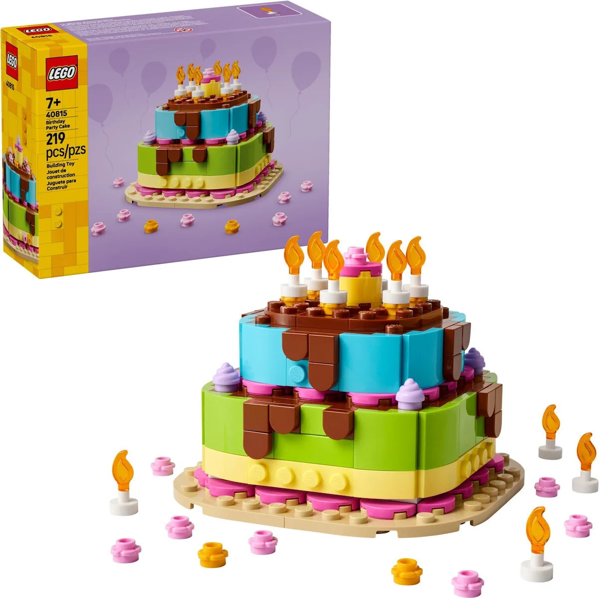 LEGO Τουβλάκια Birthday Party Cake για 7+ Ετών 219τμχ 40815 - Image 1