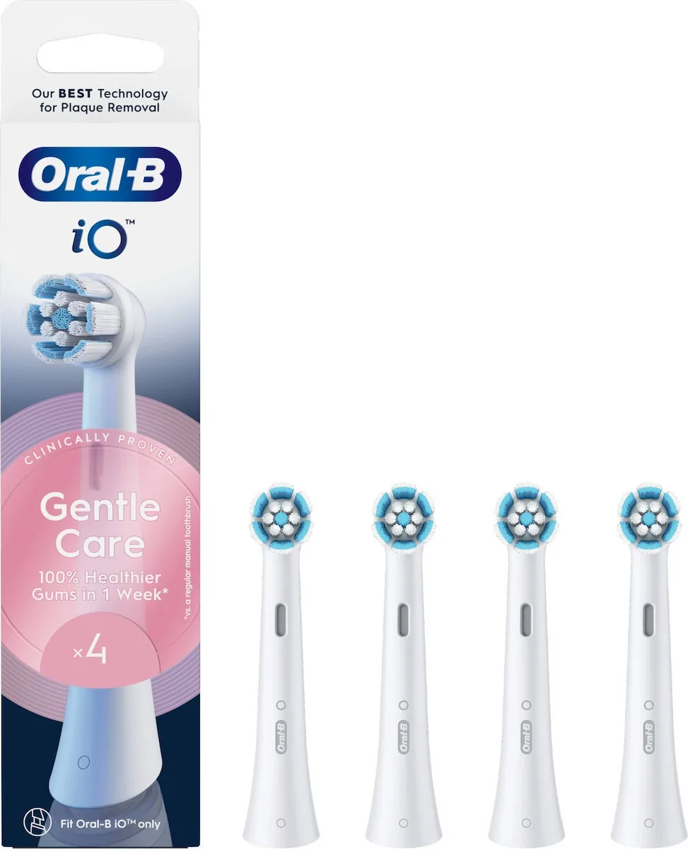20250605164707_dba78fc6.jpeg Oral-B iO Gentle Care Ανταλλακτικές Κεφαλές για Ηλεκτρική Οδοντόβουρτσα 4τμχ - Image 1