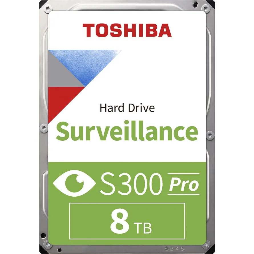 Toshiba S300 Pro Surveillance Bulk 8TB HDD Σκληρός Δίσκος 3.5" SATA III 7200rpm με 512MB Cache για NAS MD10ADA800V - Image 1