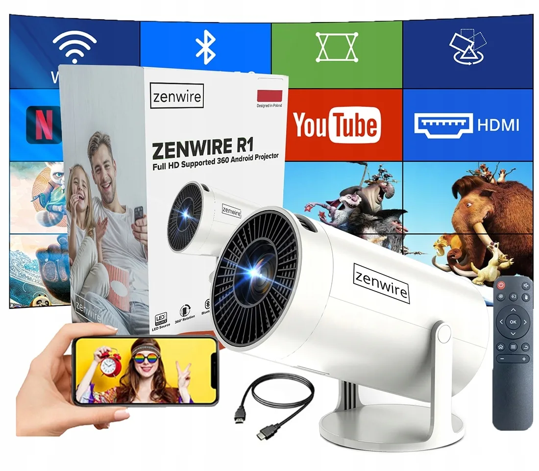 20250610102045_zenwire_360_r1_projector_lcd_hd_lampas_led_me_wi_fi.jpeg Zenwire 360 R1 Projector LCD HD Λάμπας LED με Wi-Fi - Image 1