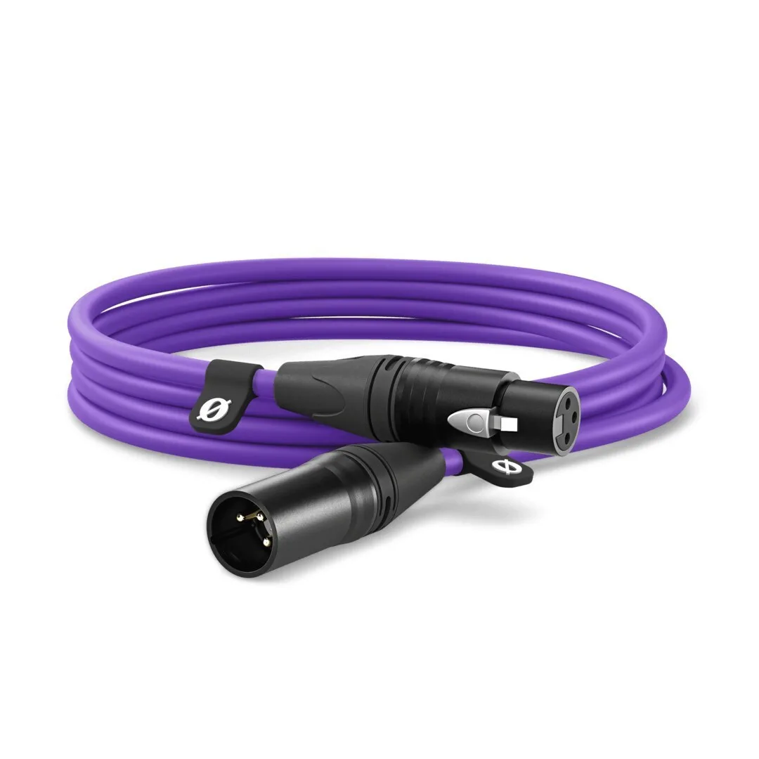 20250611170647_rode_cable_xlr_male_xlr_female_mov_3m_o698813010035.jpeg Rode Cable XLR male - XLR female Μωβ 3m O698813010035 - Image 1