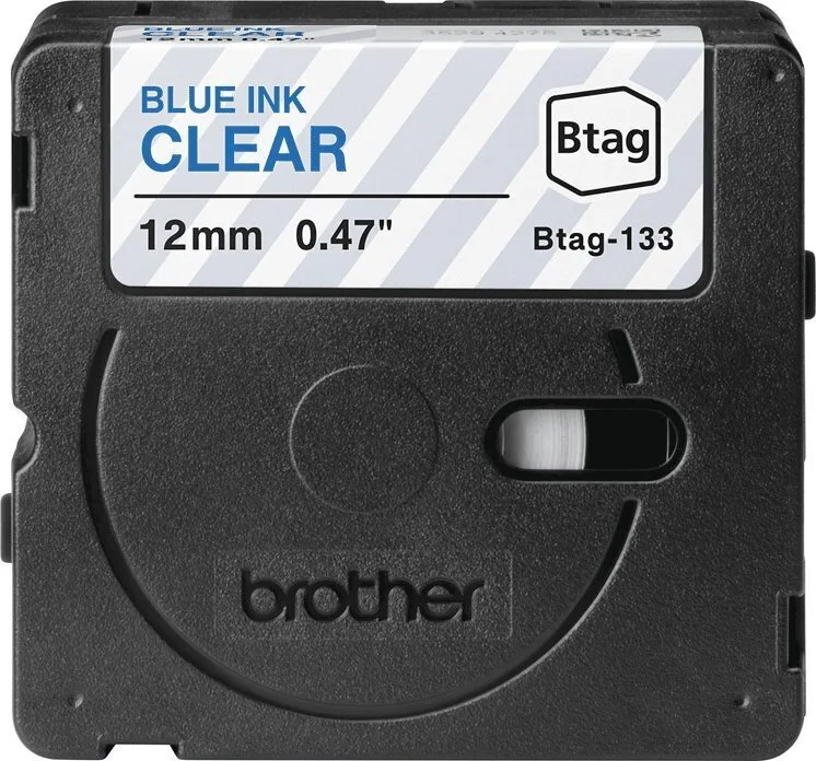 Brother Ταινία Ετικετογράφου 4m x 12mm σε Μπλε Χρώμα - Image 1