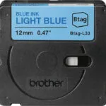 Brother Ταινία Ετικετογράφου 33m x 12mm σε Μπλε Χρώμα