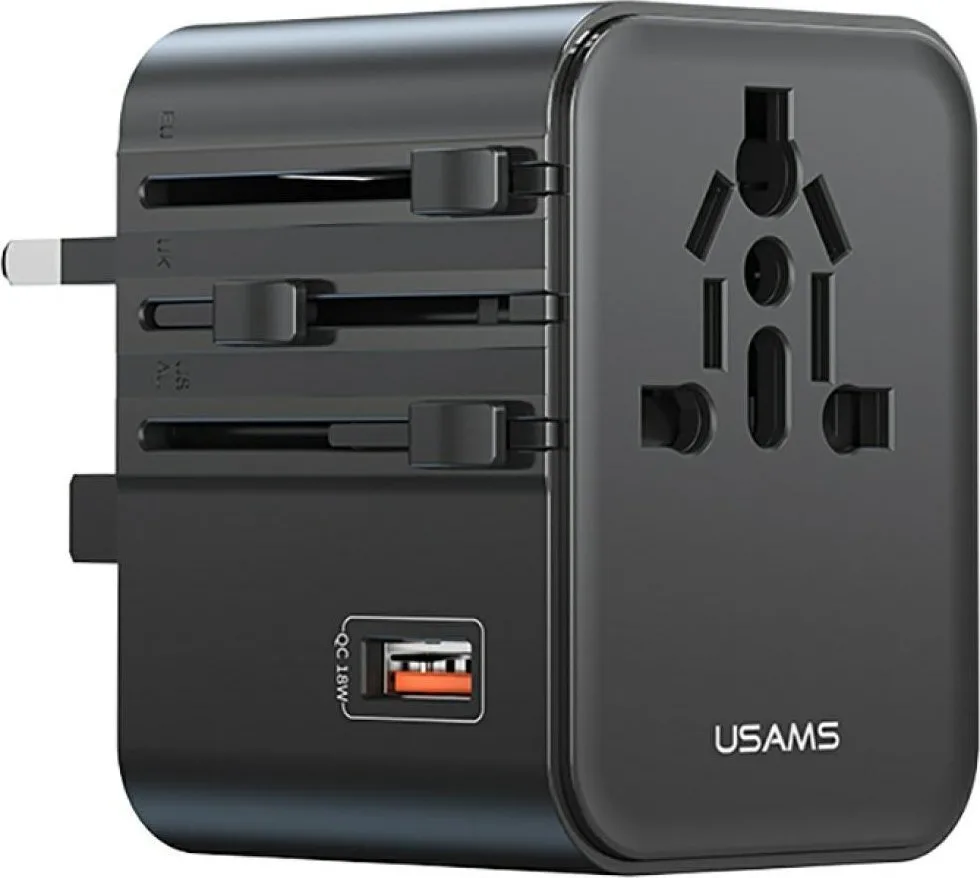 20250613112420_usams_fortistis_choris_kalodio_me_thyra_usb_a_kai_kalodio_usb_c_25w_mayros_cc309tc01.jpeg Usams Φορτιστής Χωρίς Καλώδιο με Θύρα USB-A 25W Μαύρος (CC309TC01) - Image 1