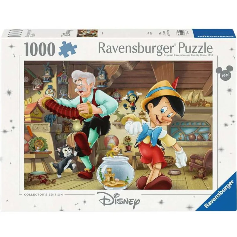 20250613131848_ravensburger_puzzle_disney_collector_s_edition_pinocchio_1000_pieces.jpeg Ravensburger Puzzle Disney Collector's Edition Pinocchio 1000 Pieces - Image 1